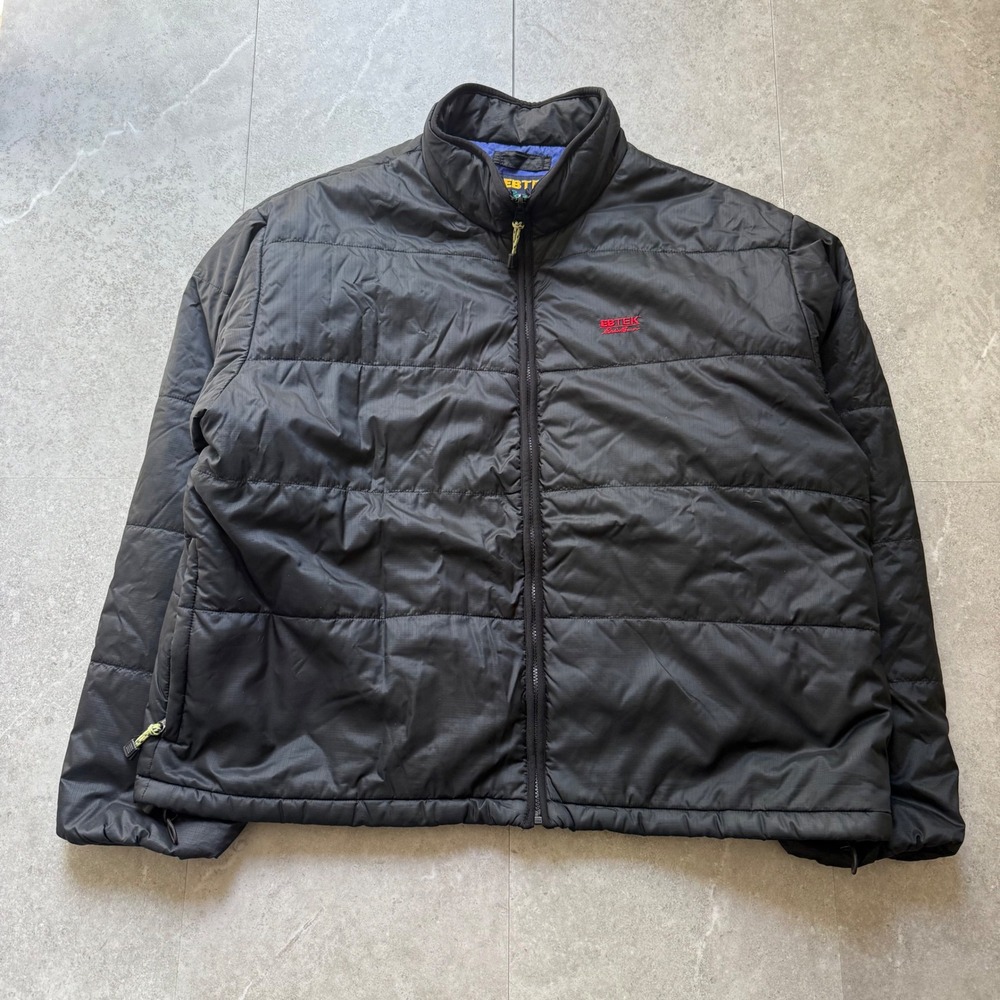 Vintage Eddie Bauer EBTEK Puffer Jacket XXL Tall Black
